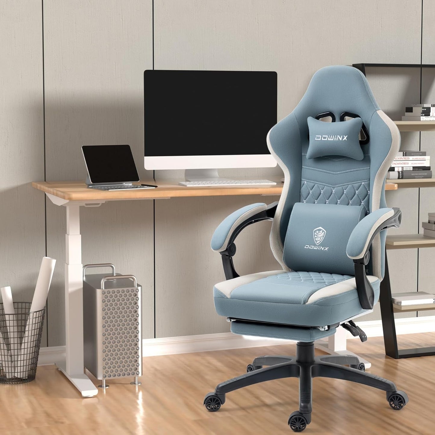 Gaming Chair Breathable Fabric Computer Chair with Pocket Spring