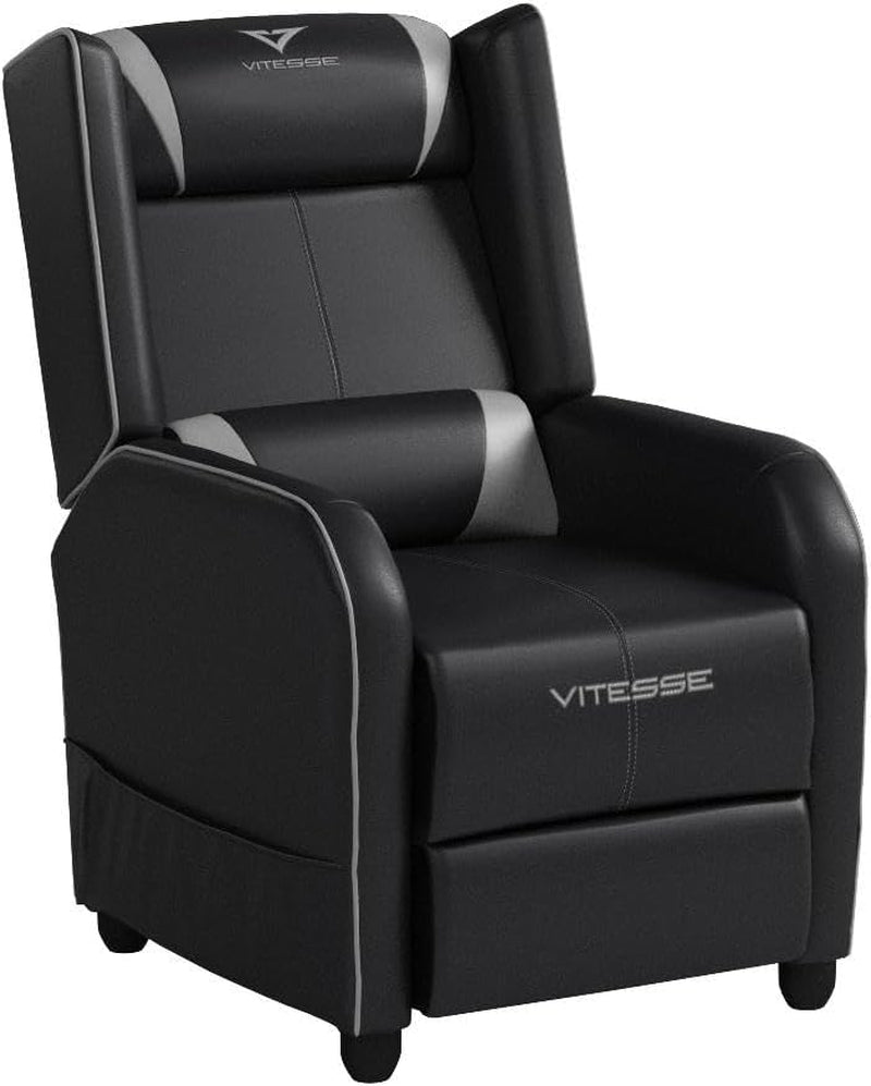 Gaming Recliner Chair Racing Style Single PU Leather Sofa Modern