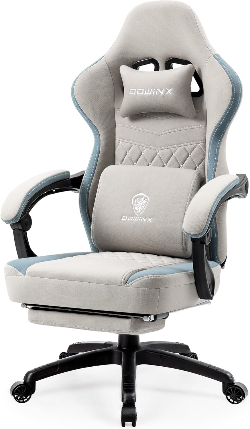 Gaming Chair Breathable Fabric Computer Chair with Pocket Spring