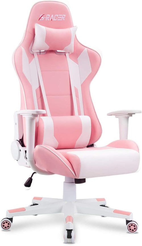 Gaming Chair Office Chair High Back Computer Chair Leather Desk Chair